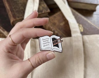 Fiction Lover Enamel Pin