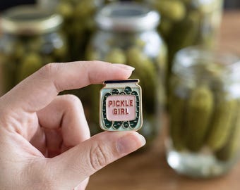 Pickle Girl Enamel Pin