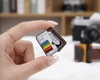 Retro VHS Tape Enamel Pin