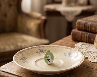 Vintage Duck Charm in Bowtie