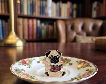 Pugs & Prose Enamel Pin
