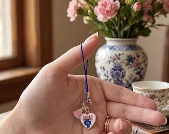 Chinoiserie Vase Phone Charm